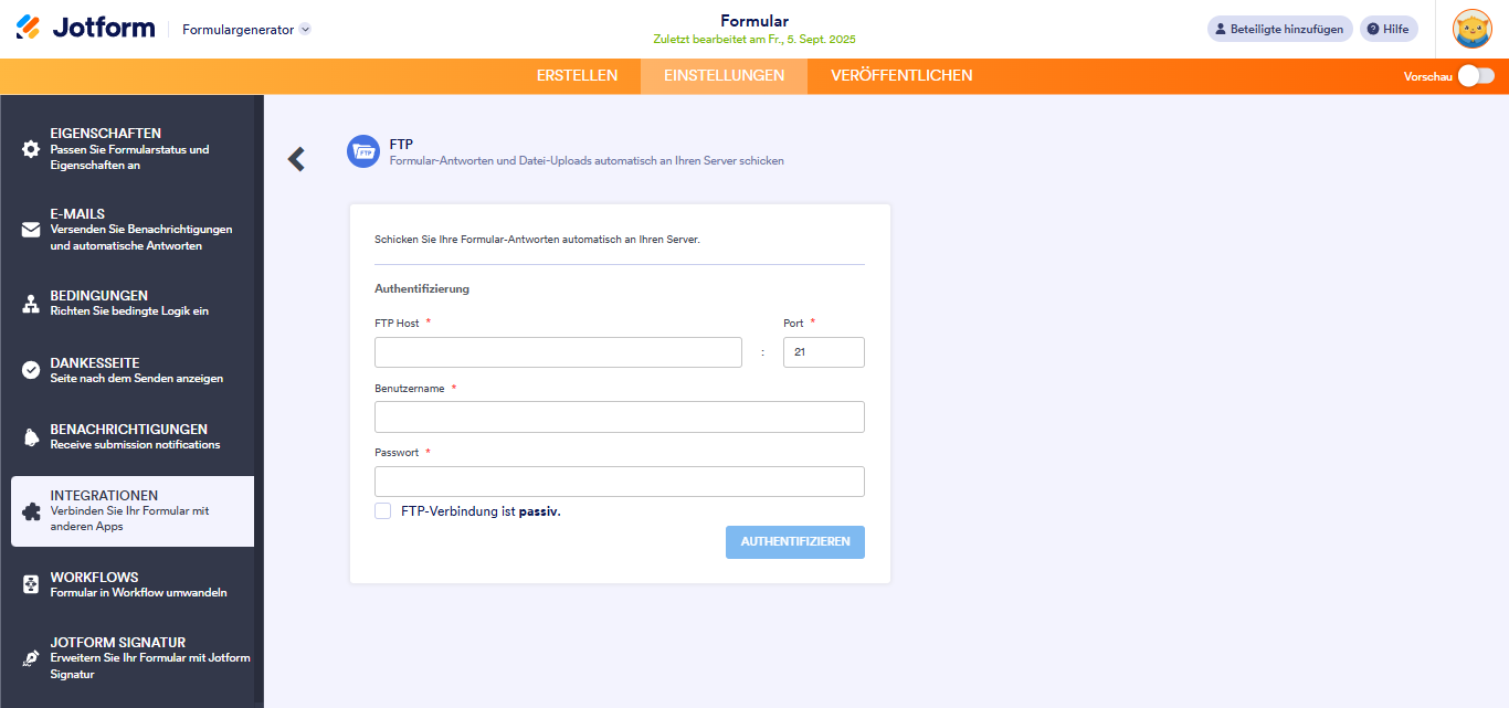 Wie Sie Formularantworten und Datei-Uploads per FTP versenden Image-2