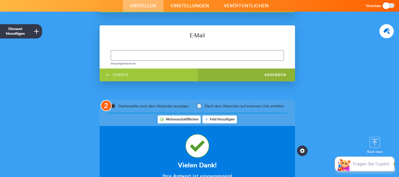 Wie Sie die Dankeseite Ihres Kartenformulars ändern können Image-2