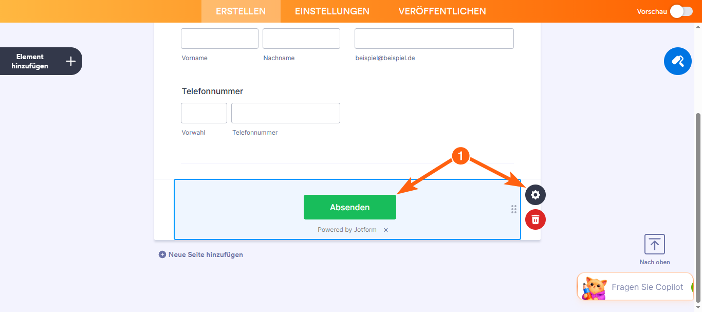 Hinzufügen eines Drucken Buttons zu Ihrem Formular Image-1