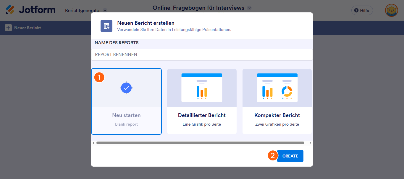 Wie Sie eine Umfrage mit Jotform erstellen Image-1