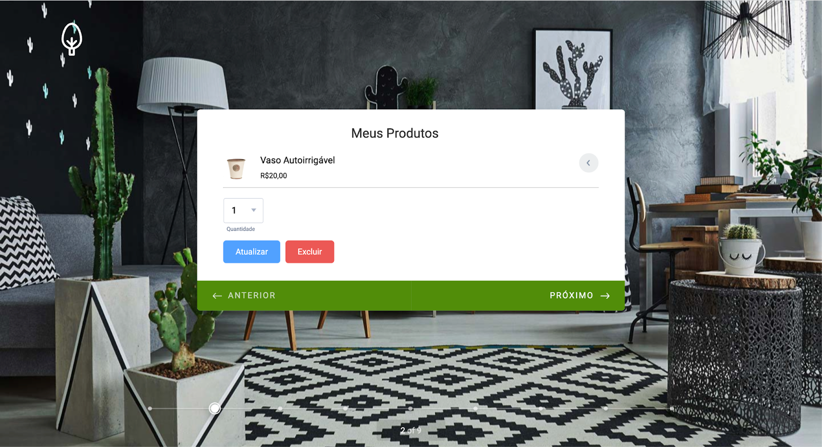 Editando a Sacola de Compras em layout Cartão no Criador de Formulários Jotform