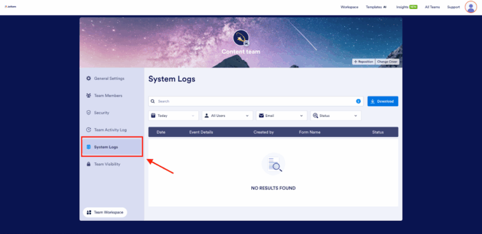 How to use System Logs for powerful Enterprise reporting | Jotform Blog