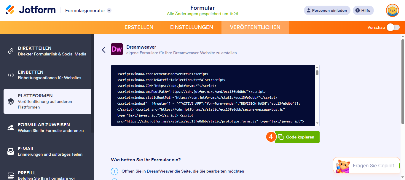Hinzufügen eines Formulars zu Adobe Dreamweaver Image-3