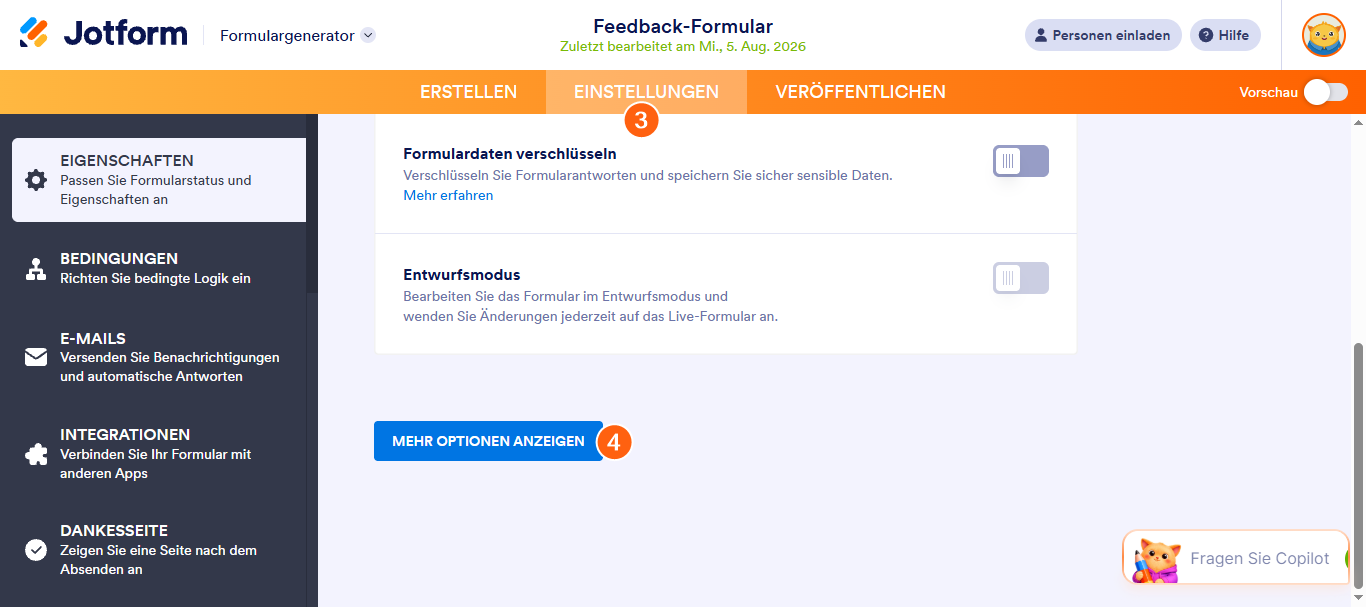 Wie Sie die Funktion Überprüfen vor Absenden in Jotform Karten aktivieren können Image-3