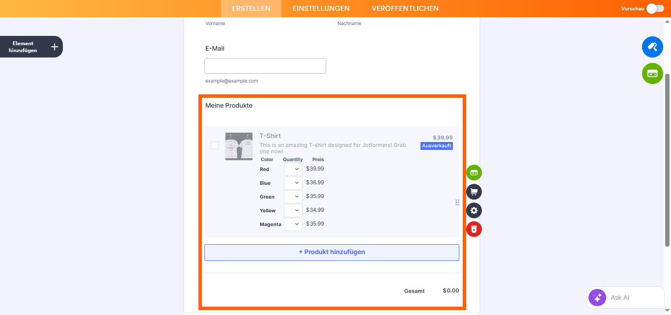 Einrichtung Ihres ersten Bestellformulars Image-9