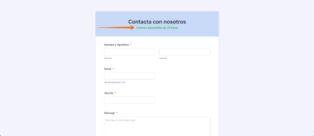 Cómo personalizar su formulario utilizando códigos CSS