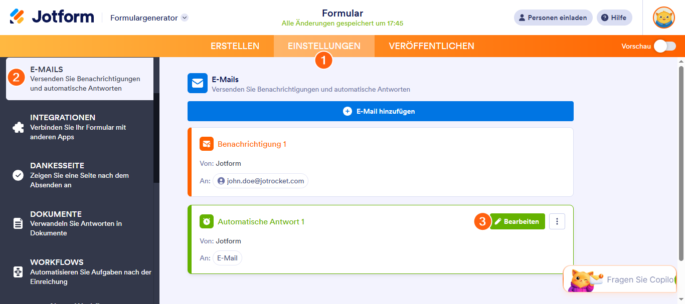 Bieten Sie Ihren Befragten mit Formularfeldern eine detaillierte Zusammenfassung Image-8