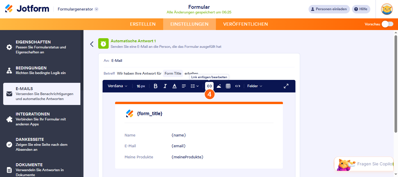 Wie Sie den Text des Bearbeitungslinks in Ihren E-Mail-Benachrichtigungen ändern Image-2