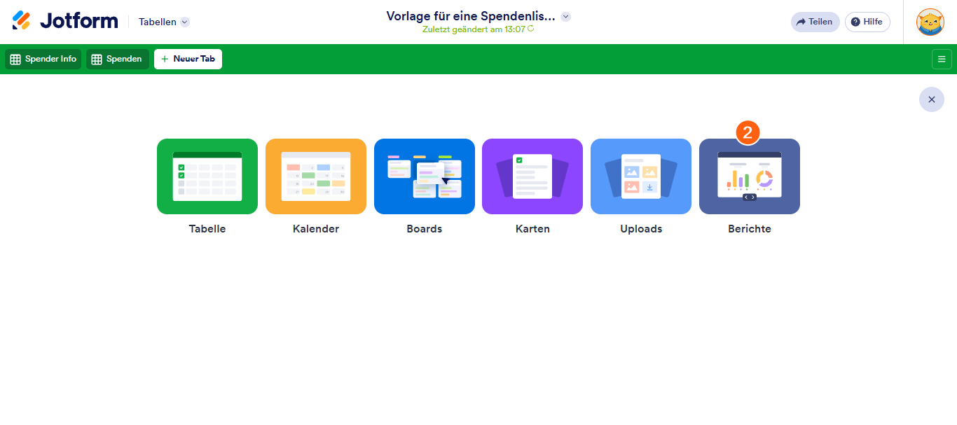 Wie Sie in Jotform Tabellen automatisierte Berichte erstellen Image-2