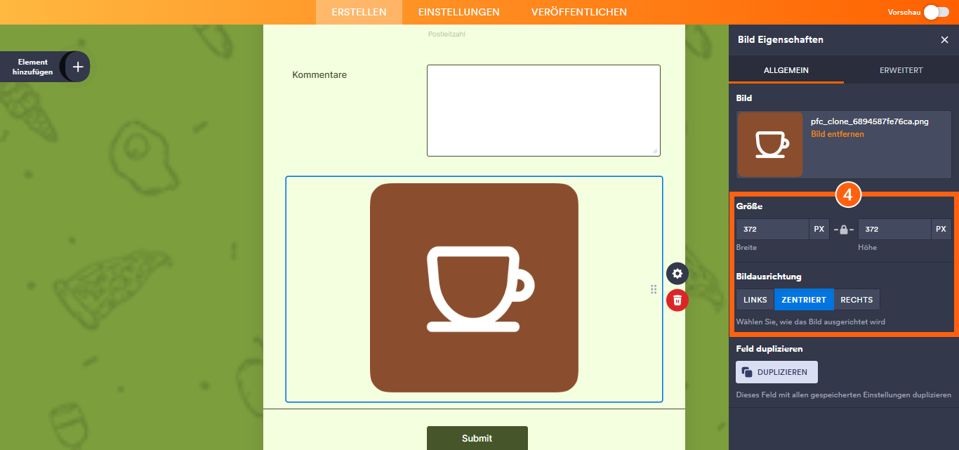 Wie Sie Bilder zu Ihren Formularen hinzufügen/einfügen Image-4