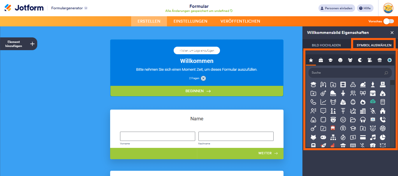 Wie Sie ein Logo in Jotform Karten einfügen Image-4