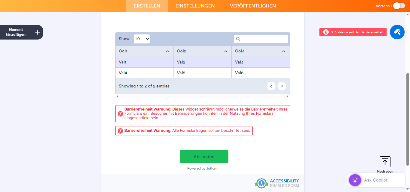 Wie Sie die Warnung zur Barrierefreiheit in Formularen beheben Image-8