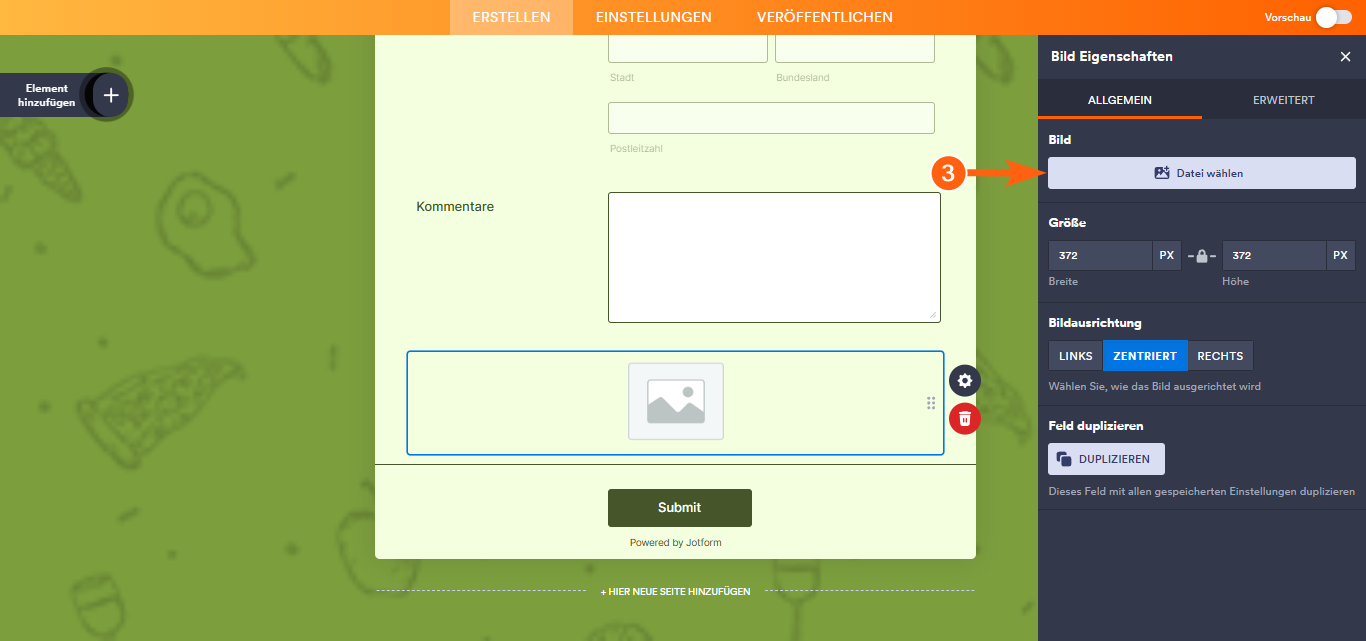 Wie Sie Bilder zu Ihren Formularen hinzufügen/einfügen Image-8