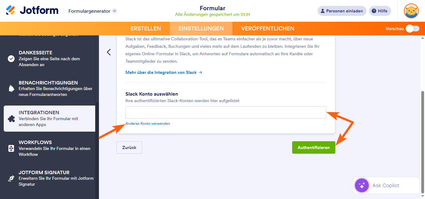 Wie Sie Jotform mit Slack integrieren Image-4