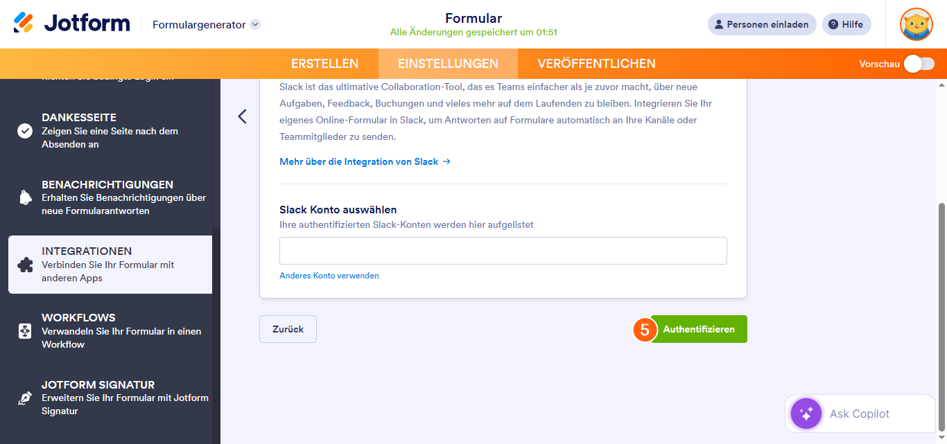 Wie Sie Jotform mit Slack integrieren Image-3