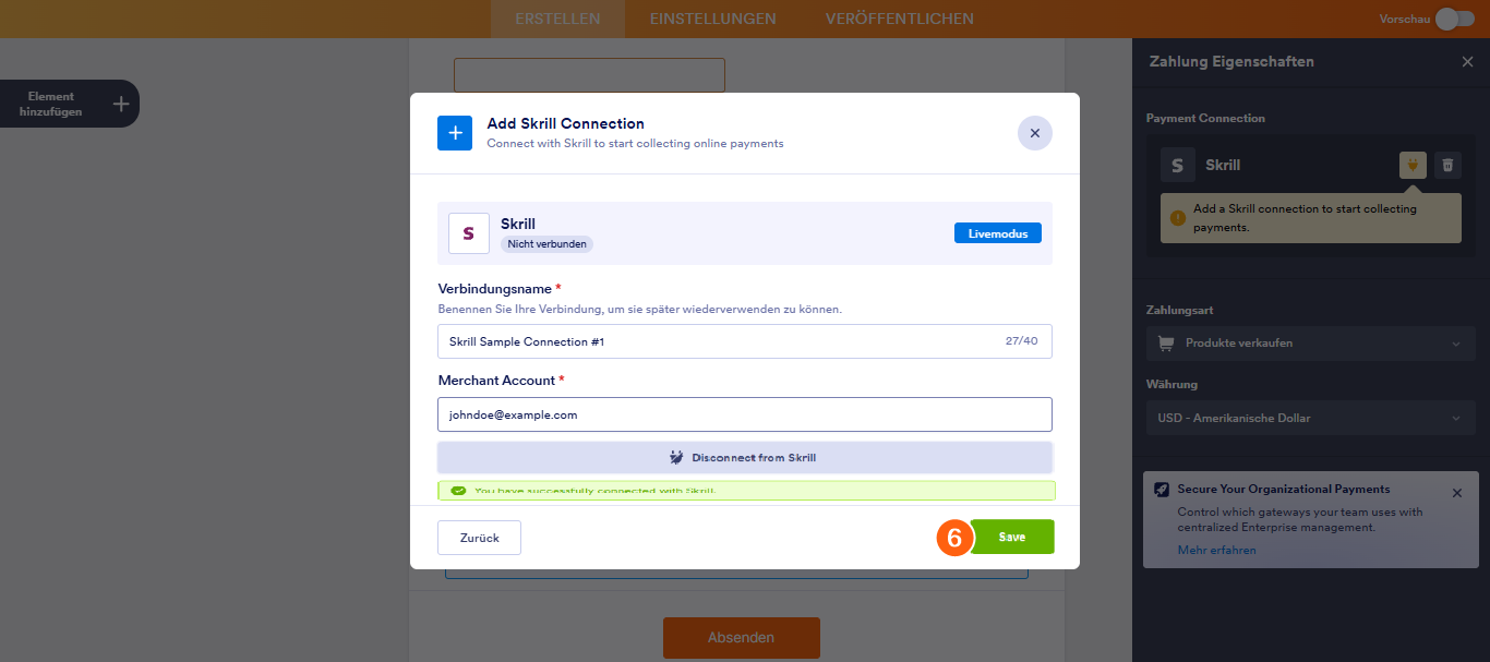 Wie Sie Skrill in Jotform integrieren Image-12