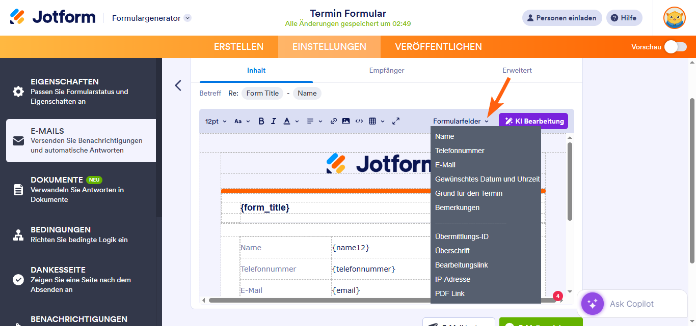 Wie Sie den E-Mail-Betreff ändern oder dynamisch gestalten Image-2