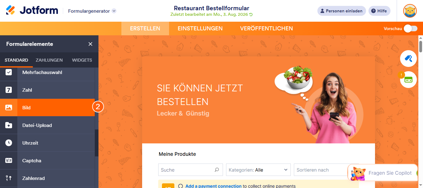 Wie Sie Bilder zu Ihren Formularen hinzufügen/einfügen Image-2