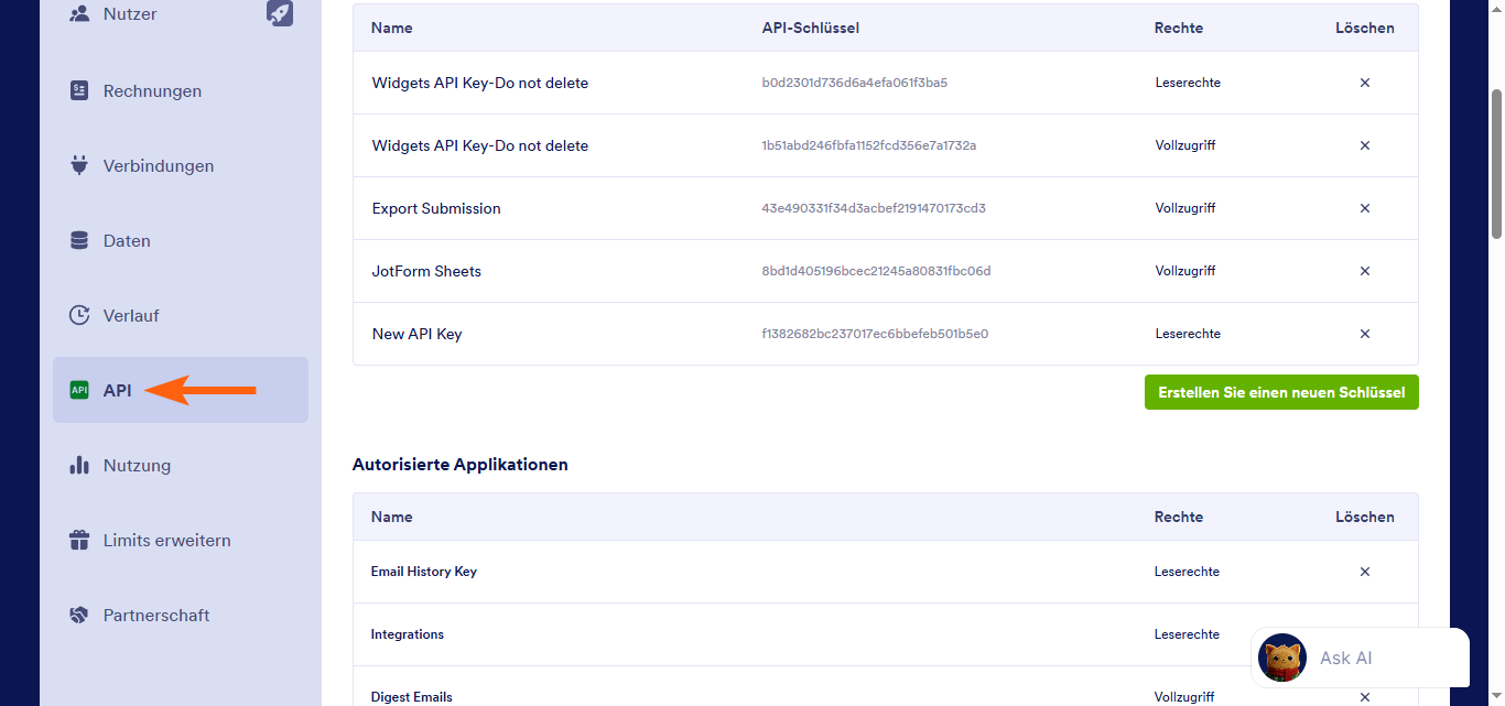 Tägliche API-Aufruflimits Image-1