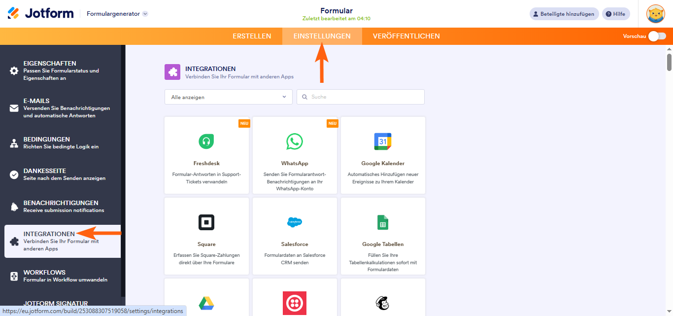 Wie Sie Jotform mit Pipedrive integrieren Image-1