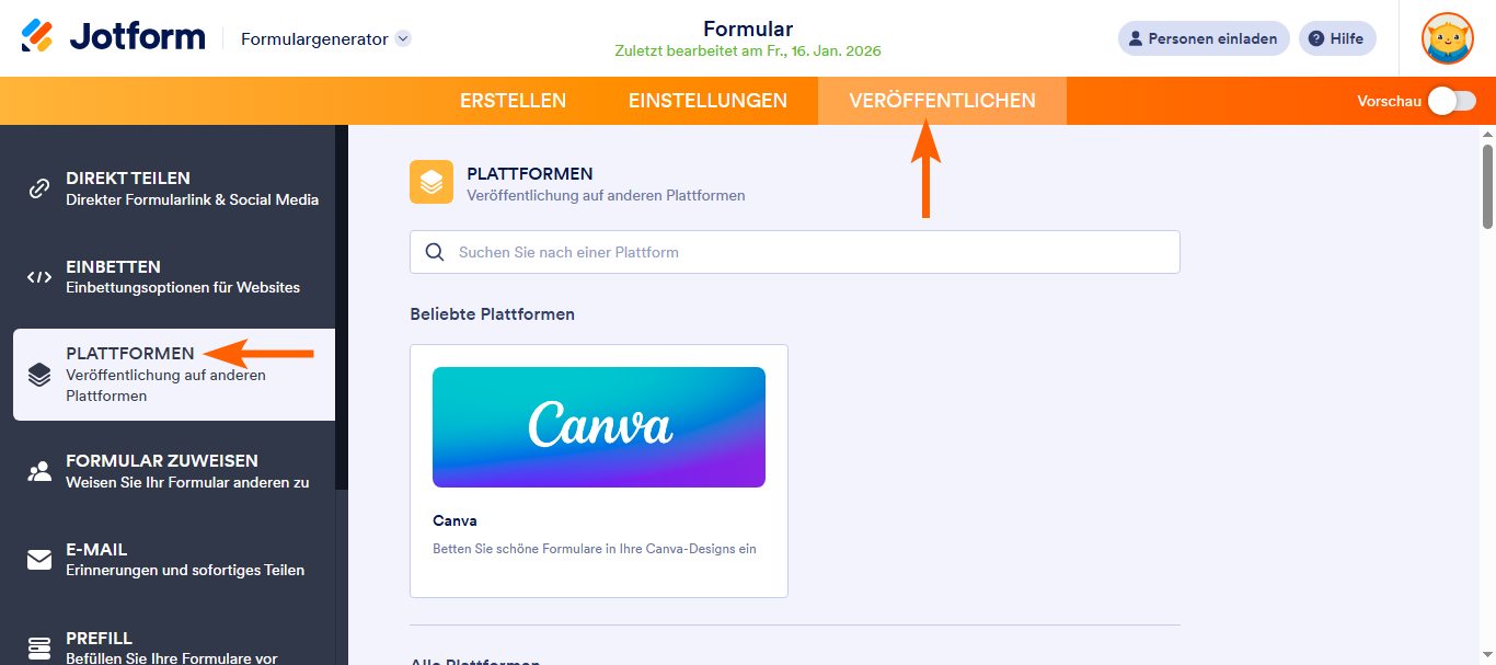 Ein Formular zu einer Jimdo-Seite hinzufügen Image-1