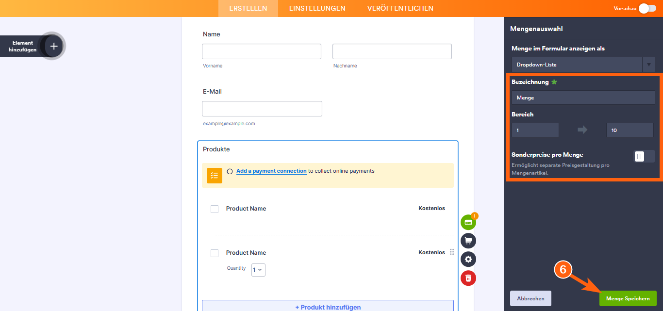 Erstellen von Unterprodukten basierend auf einer Produktoption Image-4