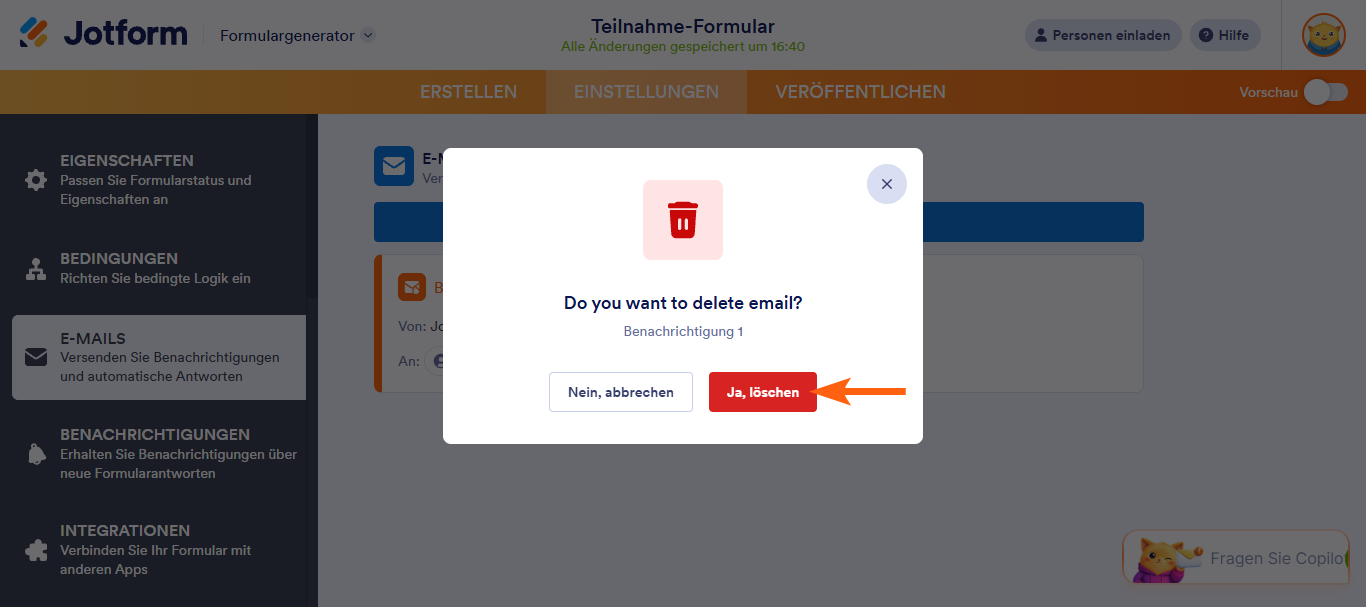 Wie Sie Benachrichtigungen/Automatische Antworten löschen Image-3