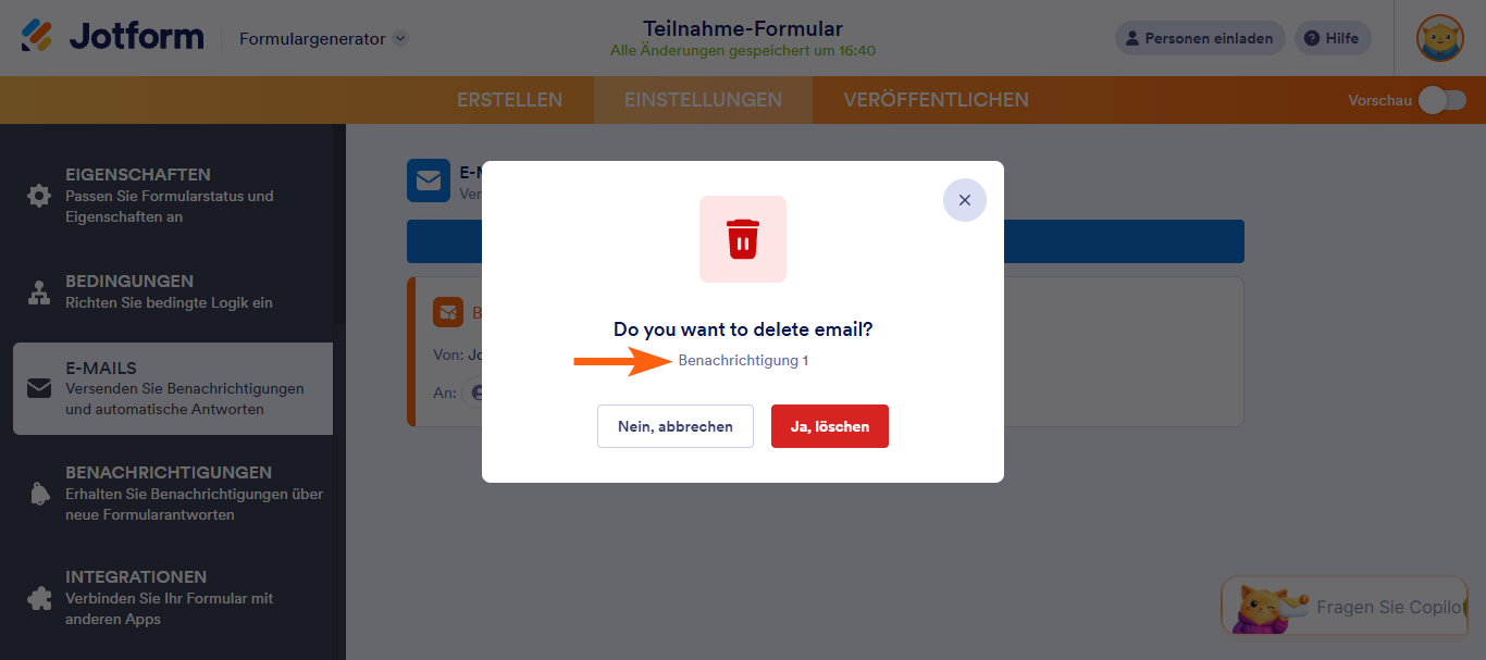 Wie Sie Benachrichtigungen/Automatische Antworten löschen Image-4
