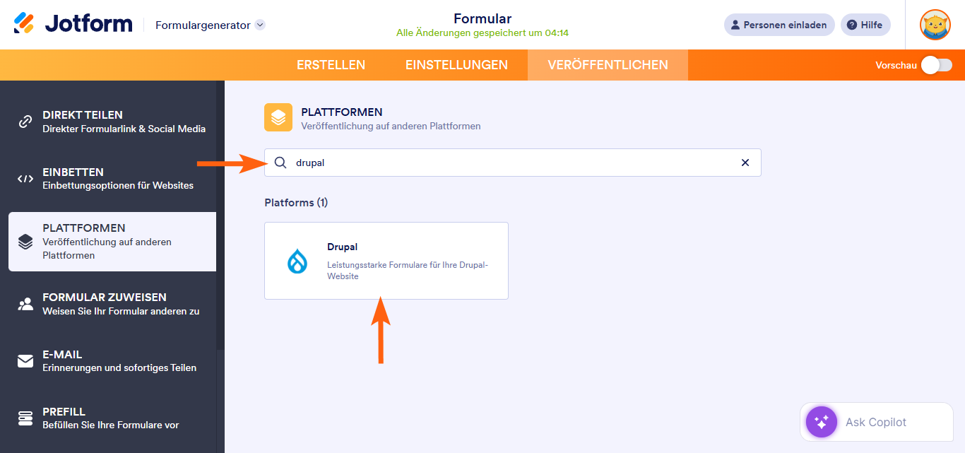 Hinzufügen eines Formulars zu Drupal Image-2