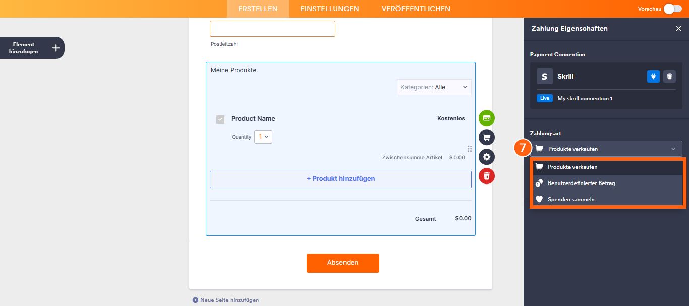 Wie Sie Skrill in Jotform integrieren Image-14