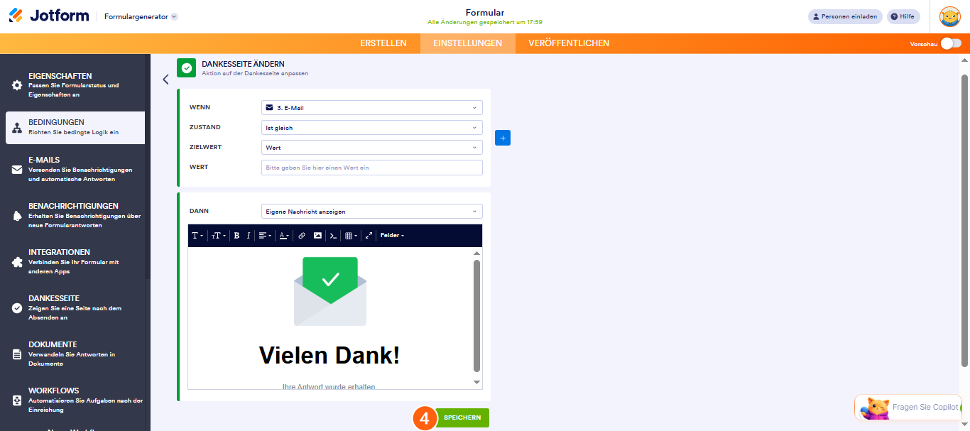 Wie Sie die Dankeseite mit bedingter Logik ändern Image-2
