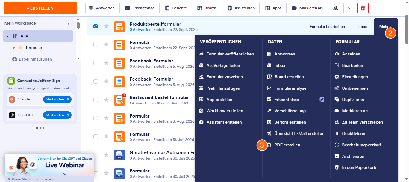 Wie Sie einen Link in die PDF-Kopie von Formularantworten einfügen Image-7