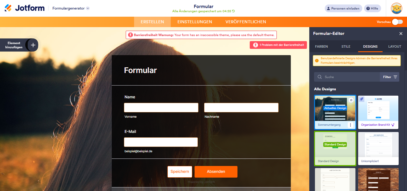 Wie Sie die Warnung zur Barrierefreiheit in Formularen beheben Image-3