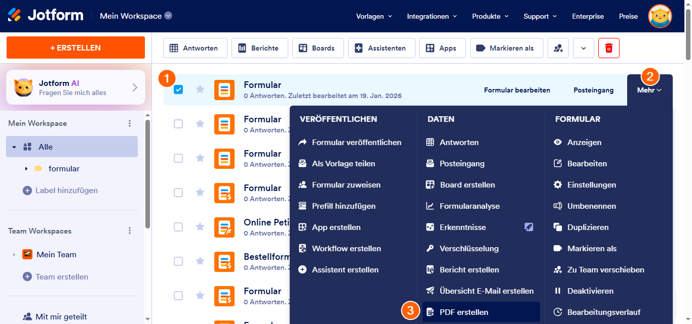 Wie Sie benutzerdefinierte Felder in einem Textfeld einer PDF-Vorlage verwenden Image-1