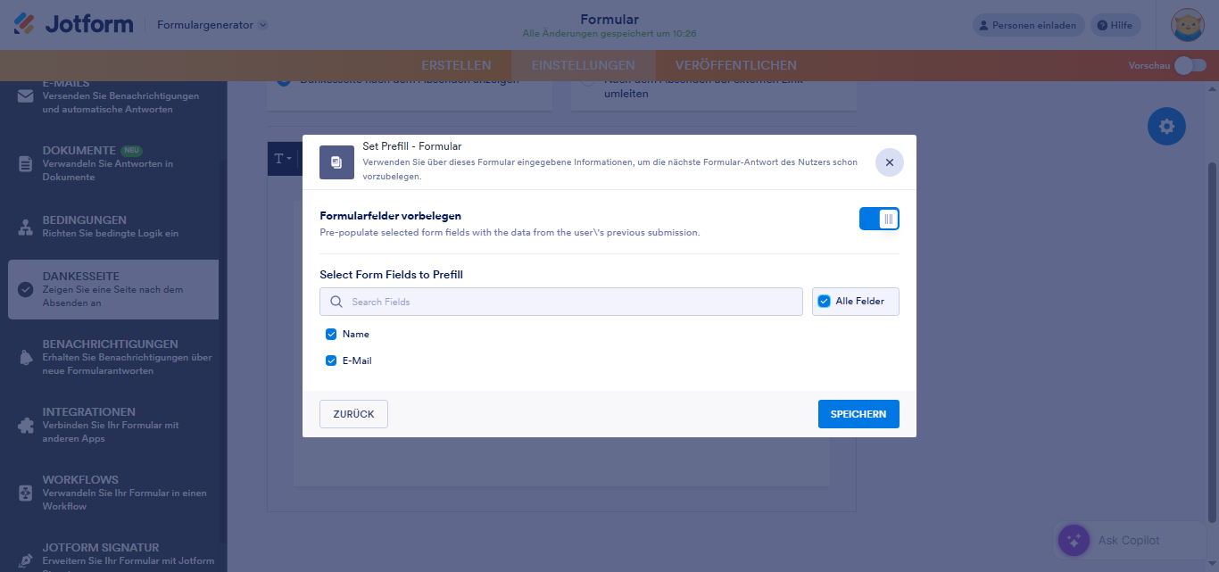 Aktionsbuttons auf Danke-Seiten verwenden Image-4
