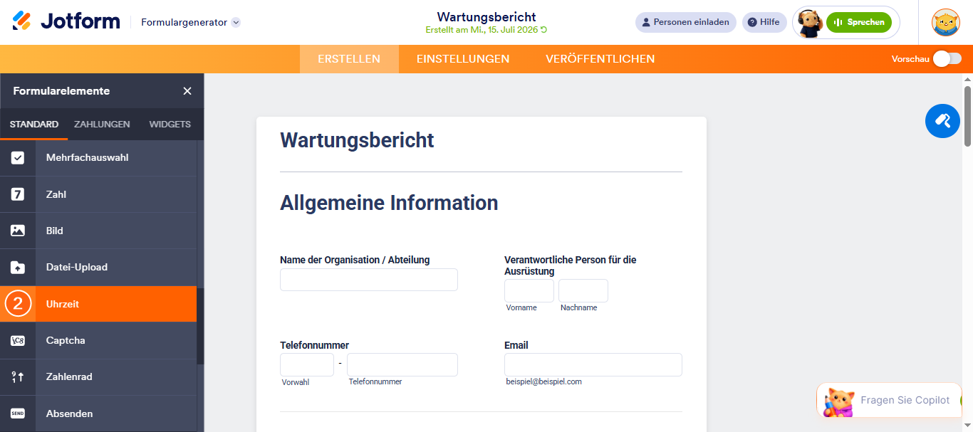 Aktivieren oder Deaktivieren eines Formulars basierend auf der Zeit unter Verwendung von Bedingungen Image-2