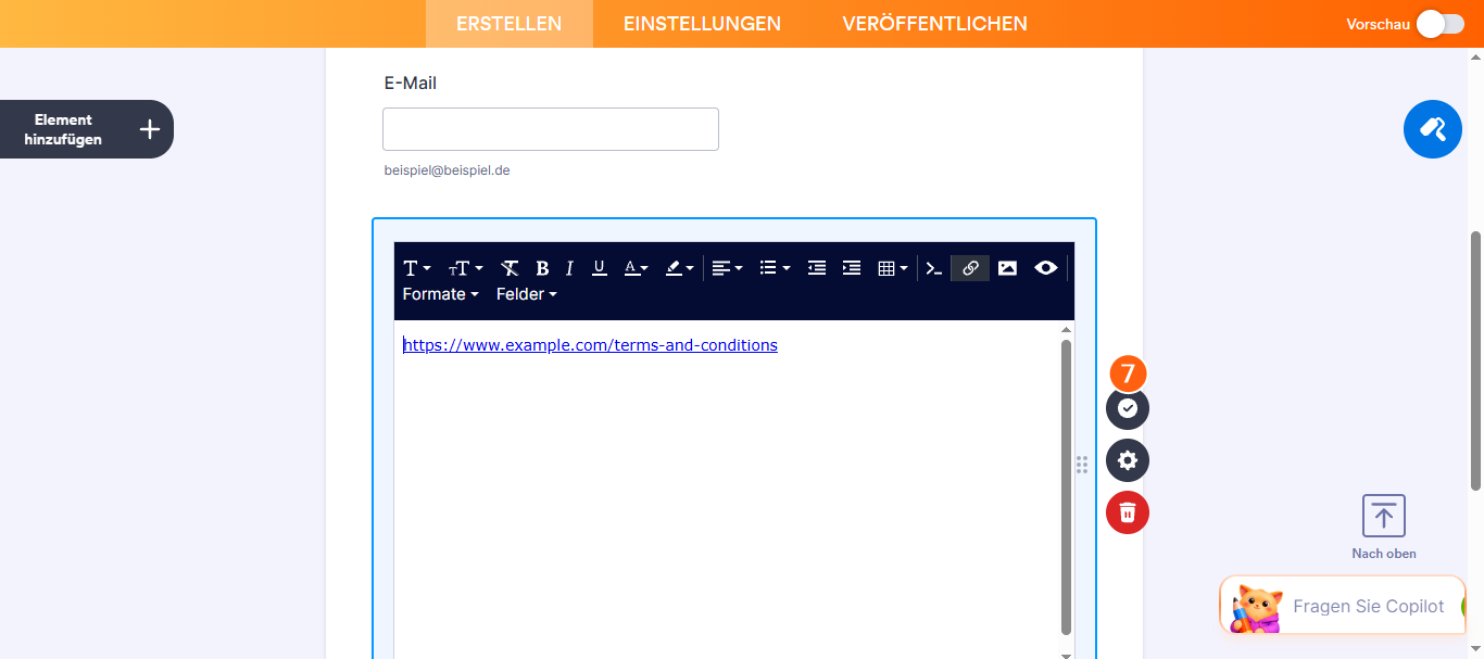 Wie Sie einen Link in die PDF-Kopie von Formularantworten einfügen Image-5