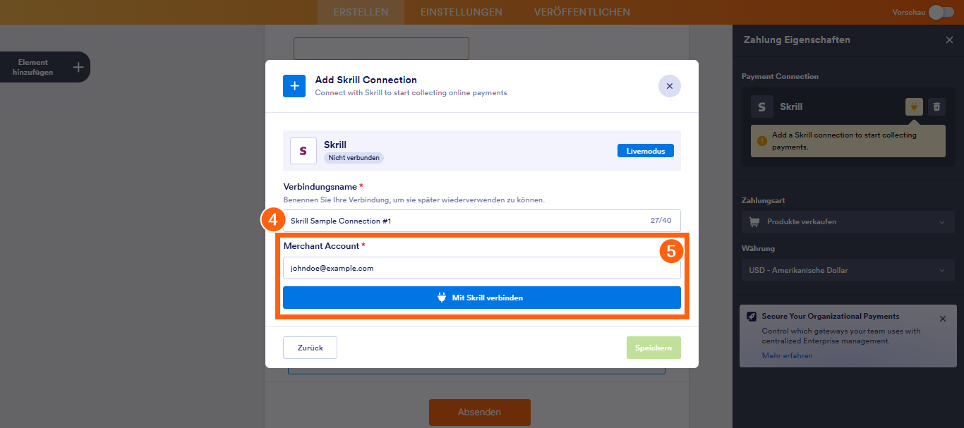 Wie Sie Skrill in Jotform integrieren Image-11