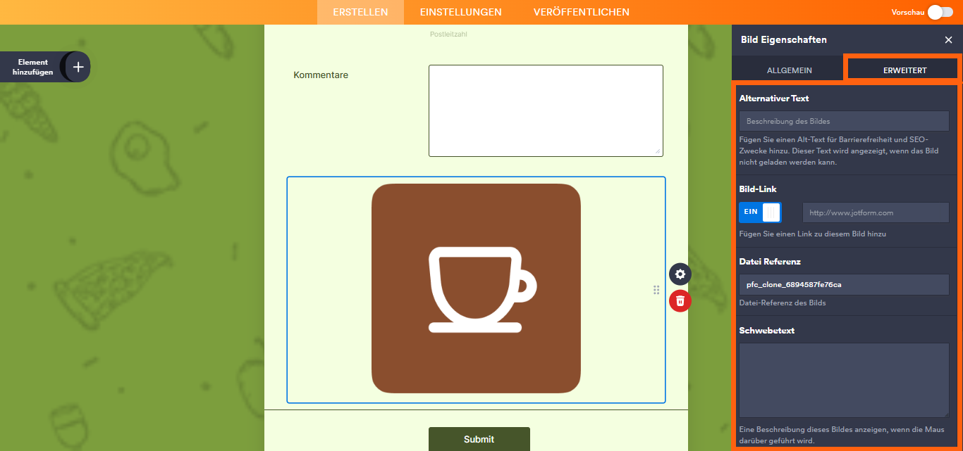 Wie Sie Bilder zu Ihren Formularen hinzufügen/einfügen Image-5