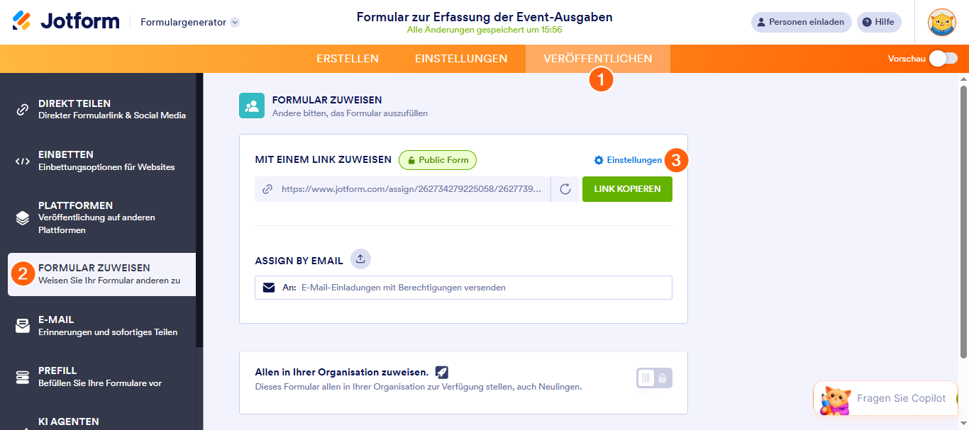 Wie Sie Ihre Formulare nur für Firmenmitglieder zugänglich machen Image-1