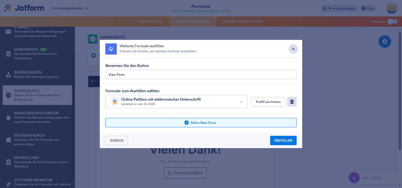 Aktionsbuttons auf Danke-Seiten verwenden Image-5