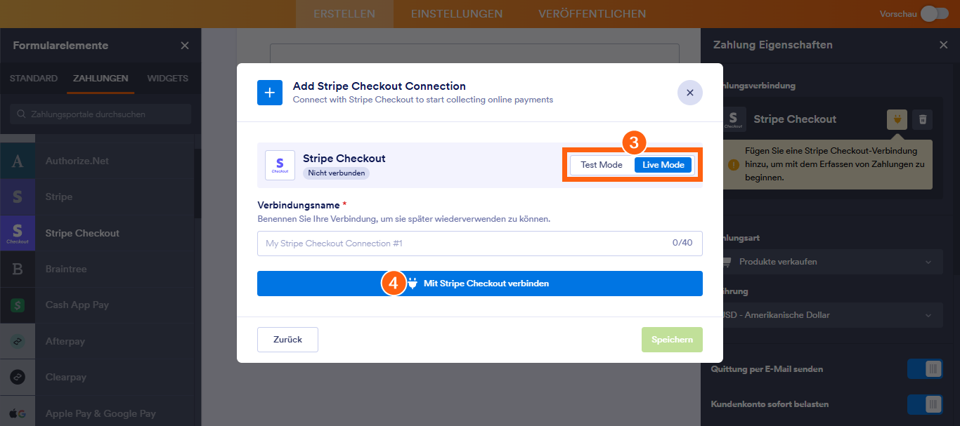 Wie Sie Stripe Checkout mit Jotform integrieren können Image-3