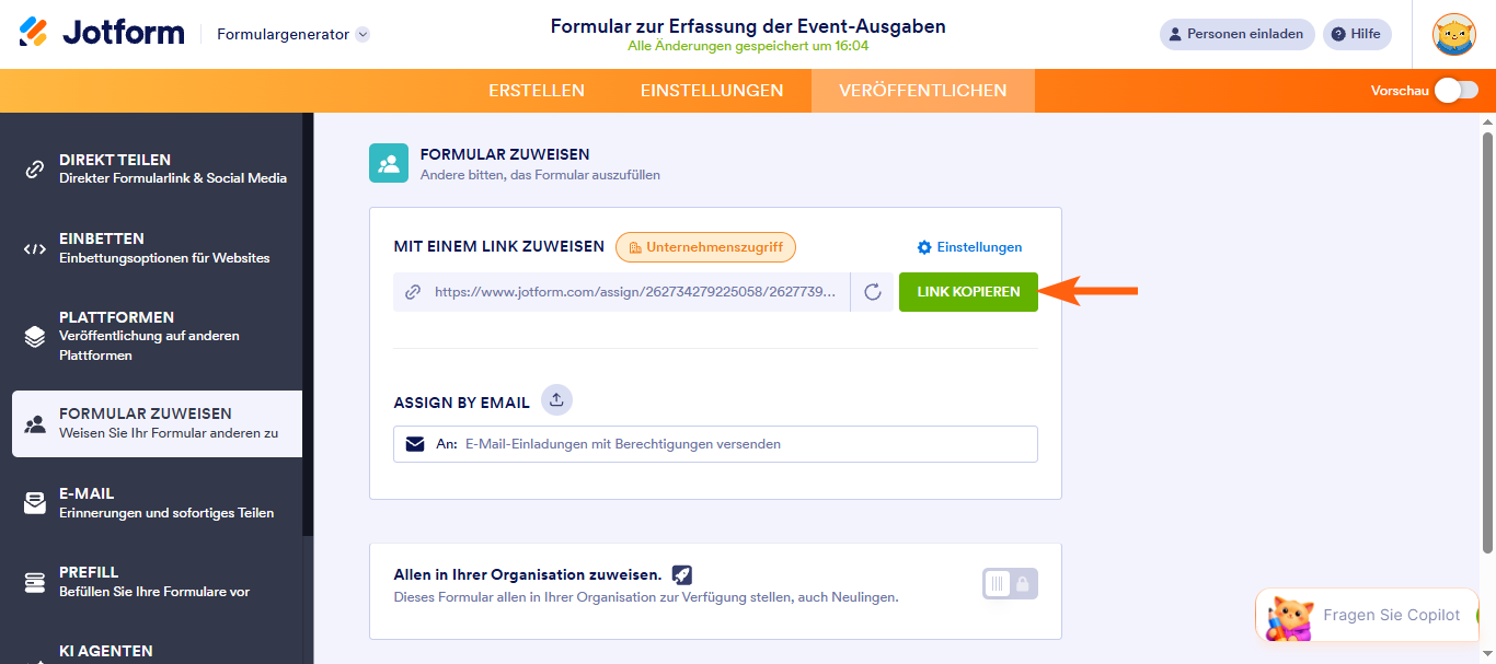 Wie Sie Ihre Formulare nur für Firmenmitglieder zugänglich machen Image-3