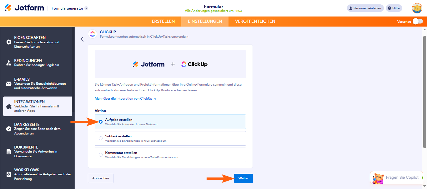 Wie Sie mit ClickUp integrieren Image-2