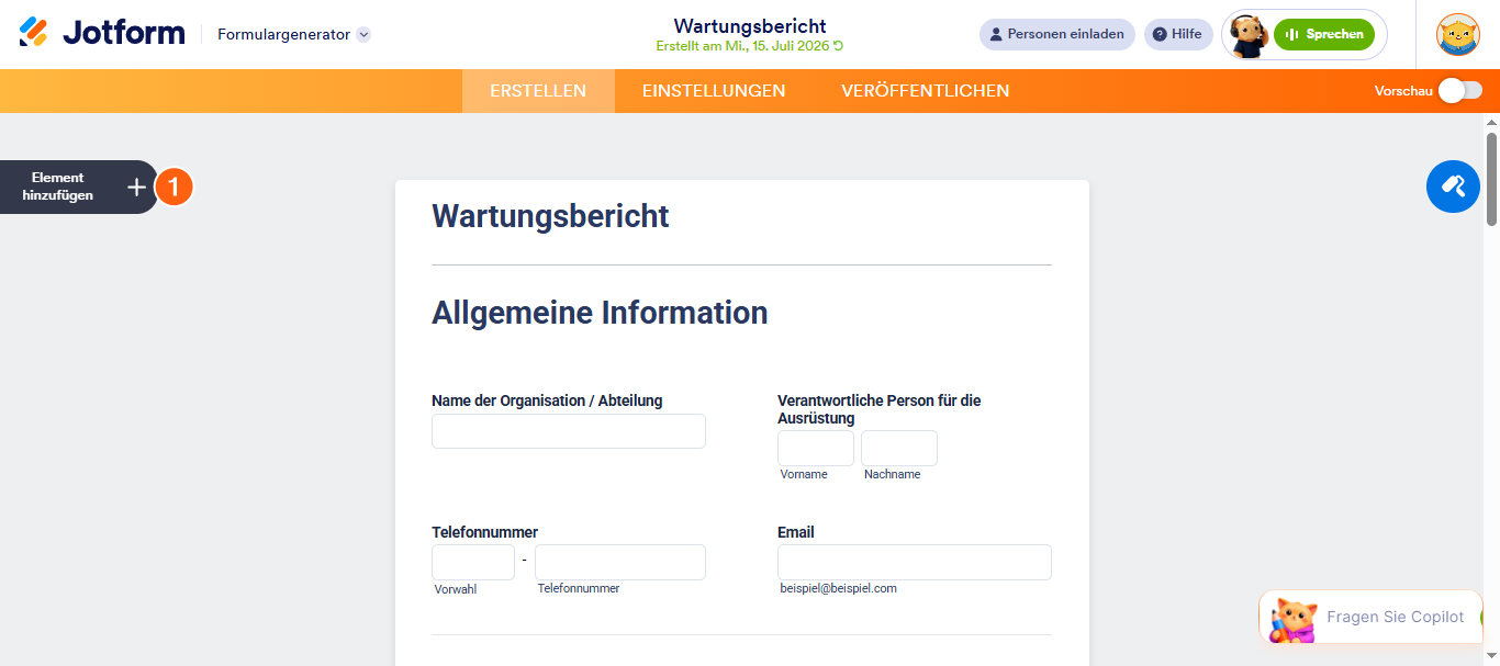 Aktivieren oder Deaktivieren eines Formulars basierend auf der Zeit unter Verwendung von Bedingungen Image-1