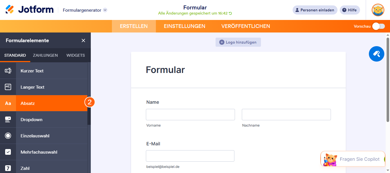 Bieten Sie Ihren Befragten mit Formularfeldern eine detaillierte Zusammenfassung Image-2