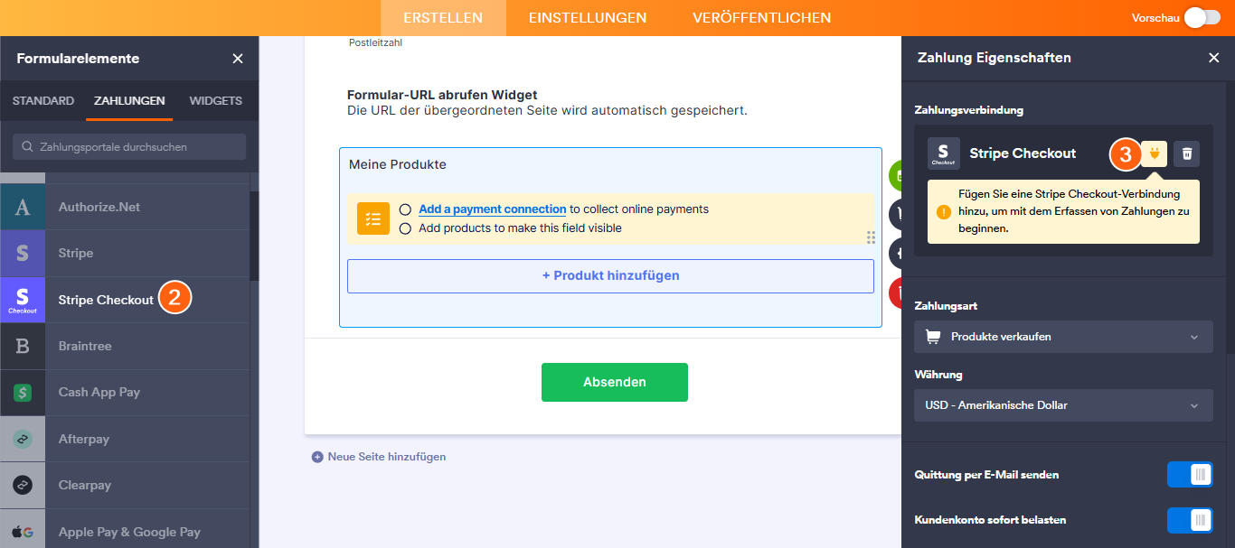 Wie Sie Stripe Checkout mit Jotform integrieren können Image-8