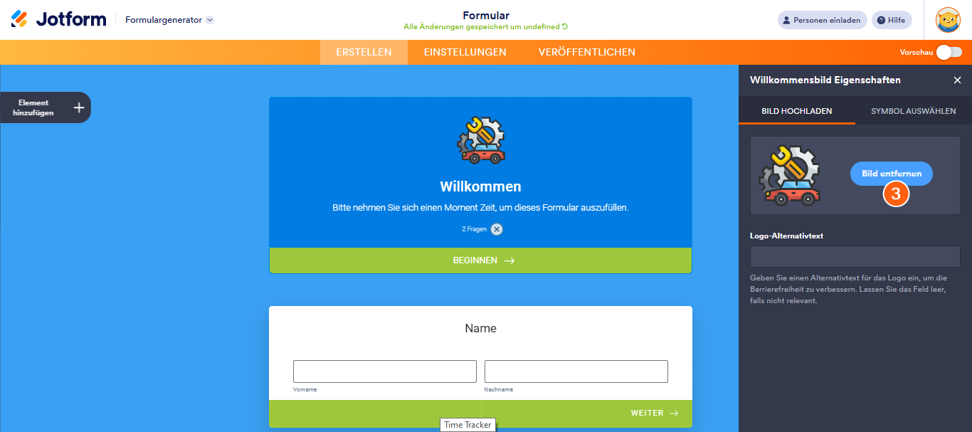 Wie Sie ein Logo in Jotform Karten einfügen Image-3