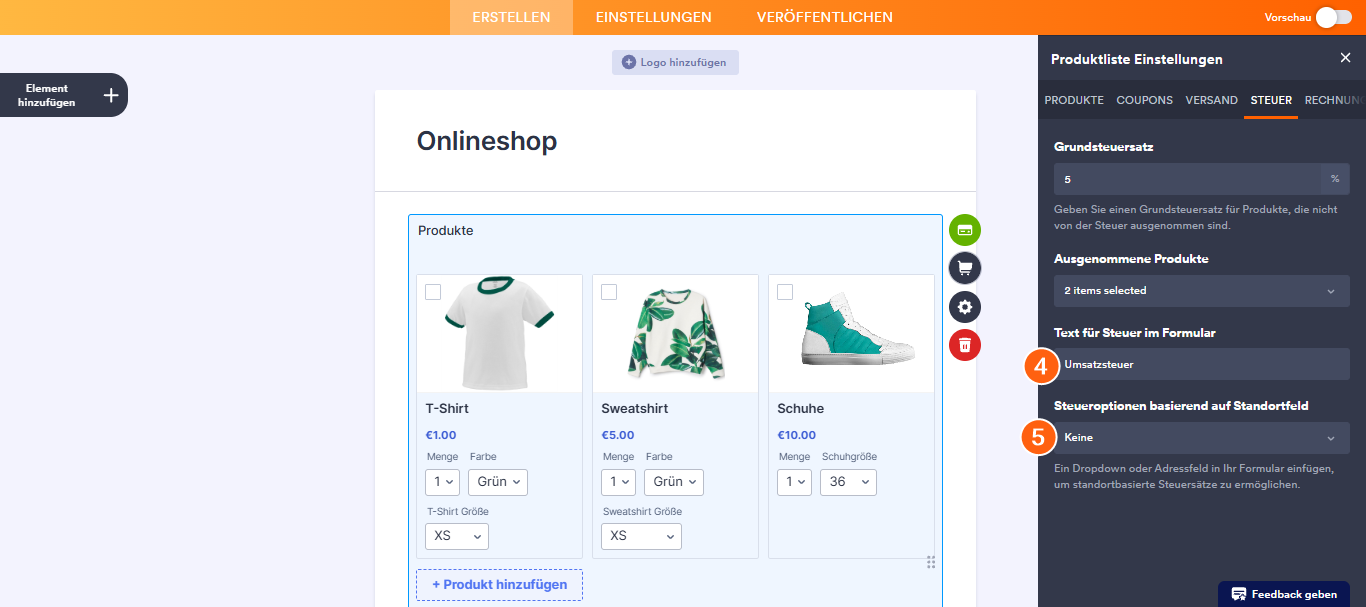 Wie Sie Steuern zu Ihrem Zahlungsformular hinzufügen Image-2