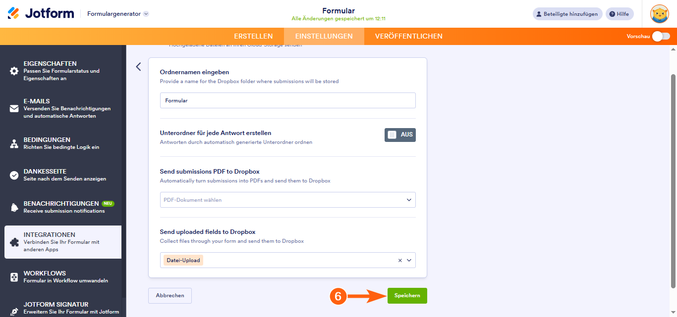 Dropbox-Dateianfrage: Wie kann jemand in meine Dropbox hochladen? Image-11